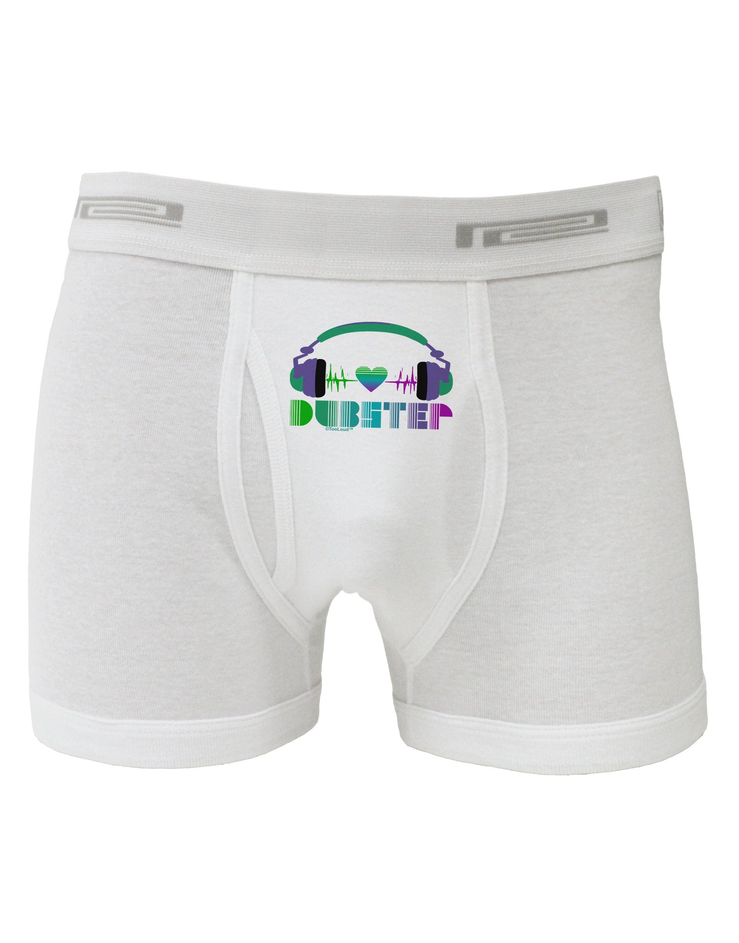 Heart Dubstep Boxer Briefs-Boxer Briefs-TooLoud-White-Small-Davson Sales