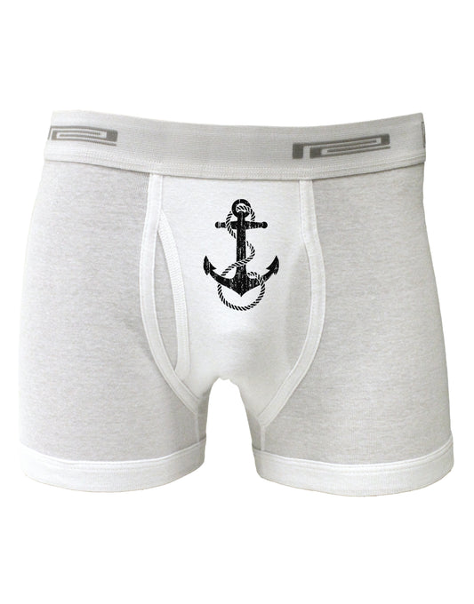 Distressed Nautical Sailor Rope Anchor Boxer Briefs-Boxer Briefs-TooLoud-White-Small-Davson Sales