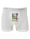 Lifeguard Station Watercolor Boxer Briefs-Boxer Briefs-TooLoud-White-Small-Davson Sales