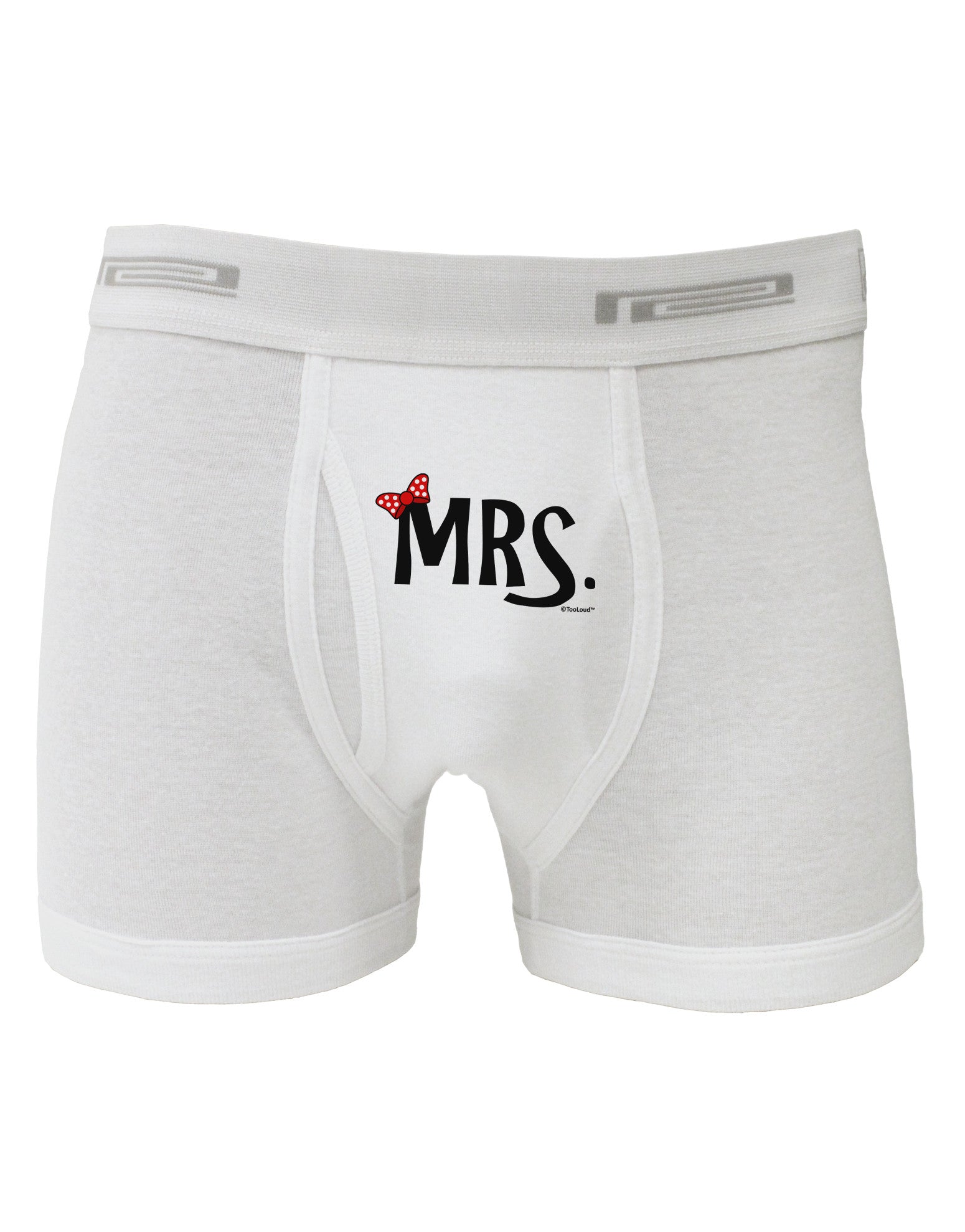 Matching Mr and Mrs Design - Mrs Bow Boxer Briefs by TooLoud-Boxer Briefs-TooLoud-White-Small-Davson Sales