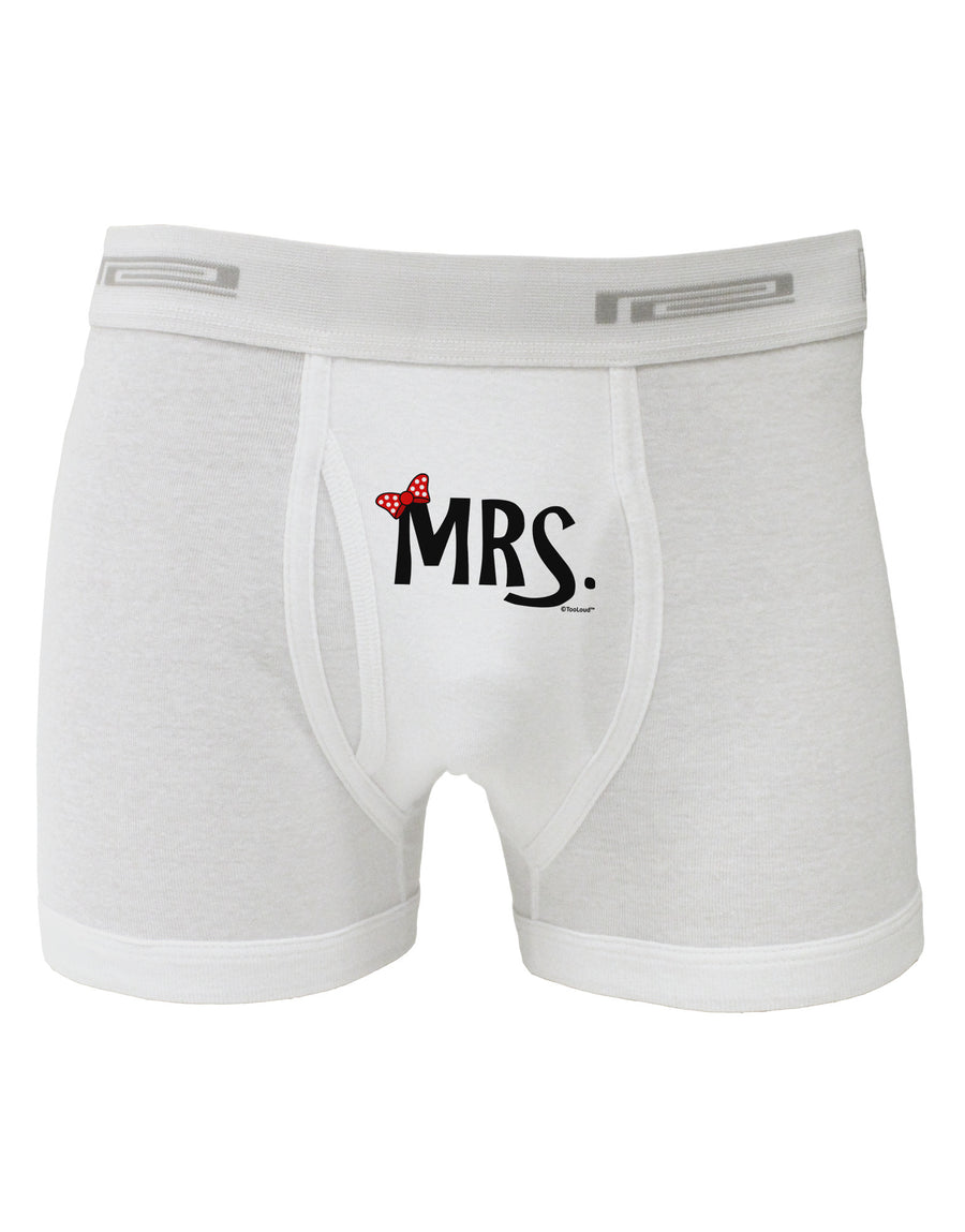 Matching Mr and Mrs Design - Mrs Bow Boxer Briefs by TooLoud-Boxer Briefs-TooLoud-White-Small-Davson Sales