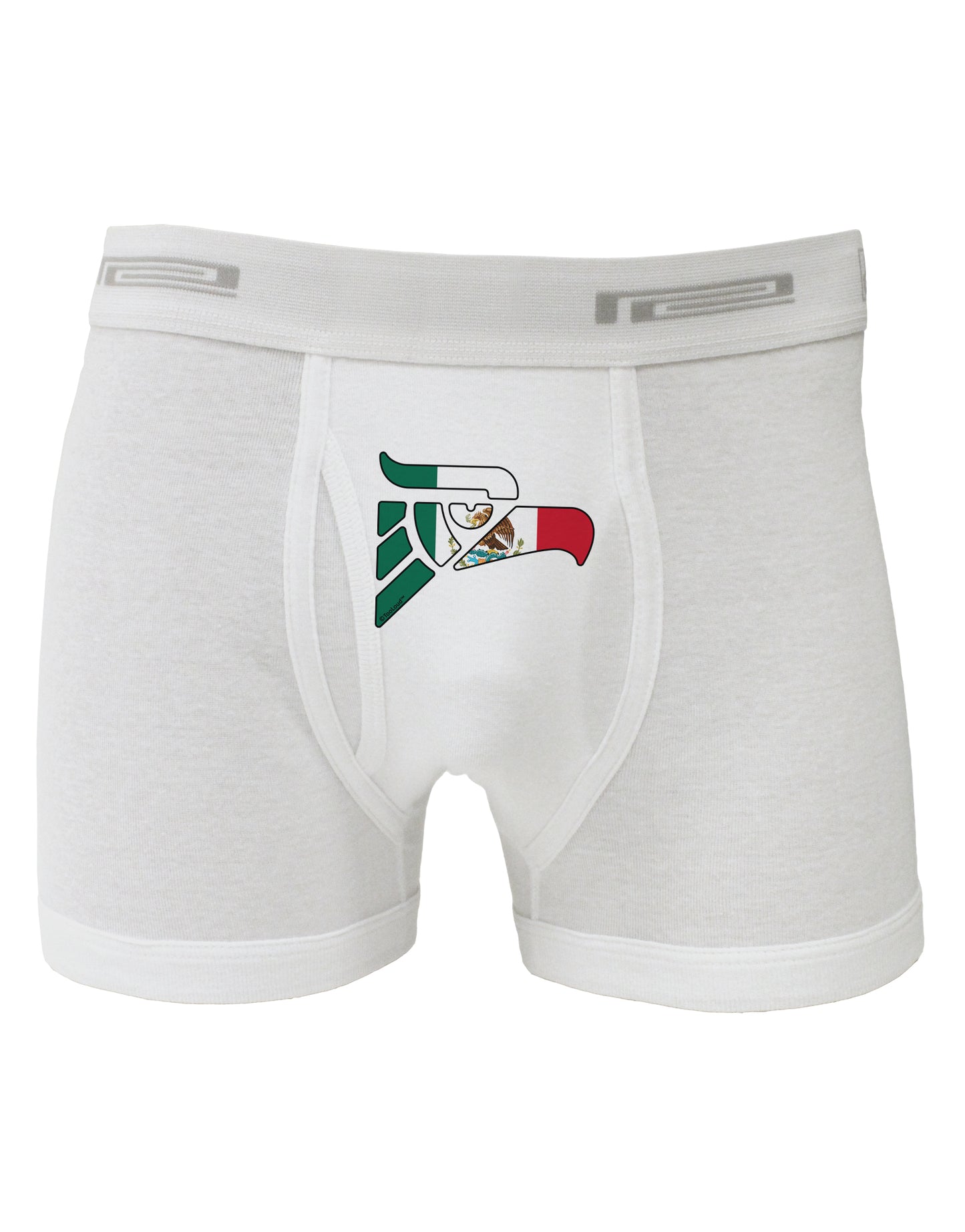 Hecho en Mexico Eagle Symbol - Mexican Flag Boxer Briefs by TooLoud-Boxer Briefs-TooLoud-White-Small-Davson Sales