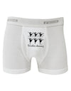 Nine Ladies Dancing Text Boxer Briefs-Boxer Briefs-TooLoud-White-Small-Davson Sales