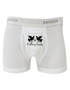 Four Calling Birds Text Boxer Briefs-Boxer Briefs-TooLoud-White-Small-Davson Sales