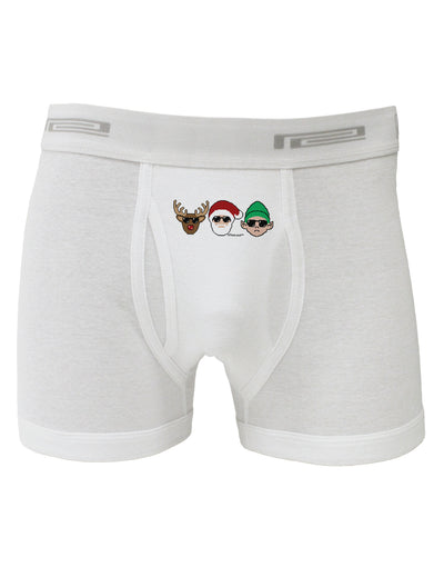 The X-mas Squad Boxer Briefs-Boxer Briefs-TooLoud-White-Small-Davson Sales