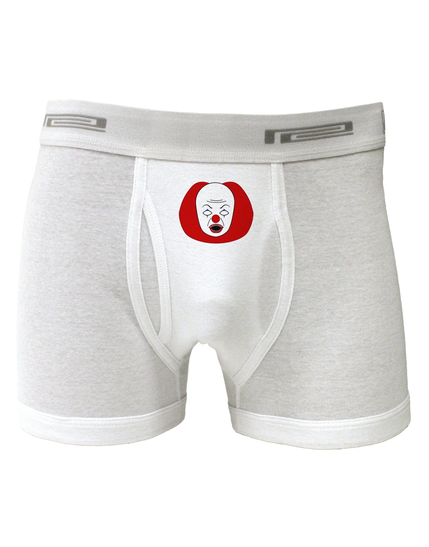 Scary Face Clown - Halloween Boxer Briefs-Boxer Briefs-TooLoud-White-Small-Davson Sales
