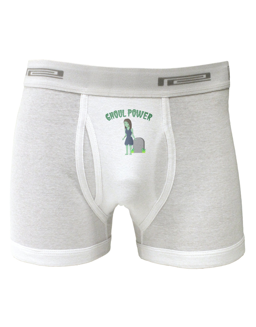 Ghoul Power - Funny Halloween Boxer Briefs-Boxer Briefs-TooLoud-White-Small-Davson Sales