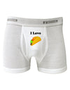 I love Tacos Boxer Briefs-Boxer Briefs-TooLoud-White-Small-Davson Sales