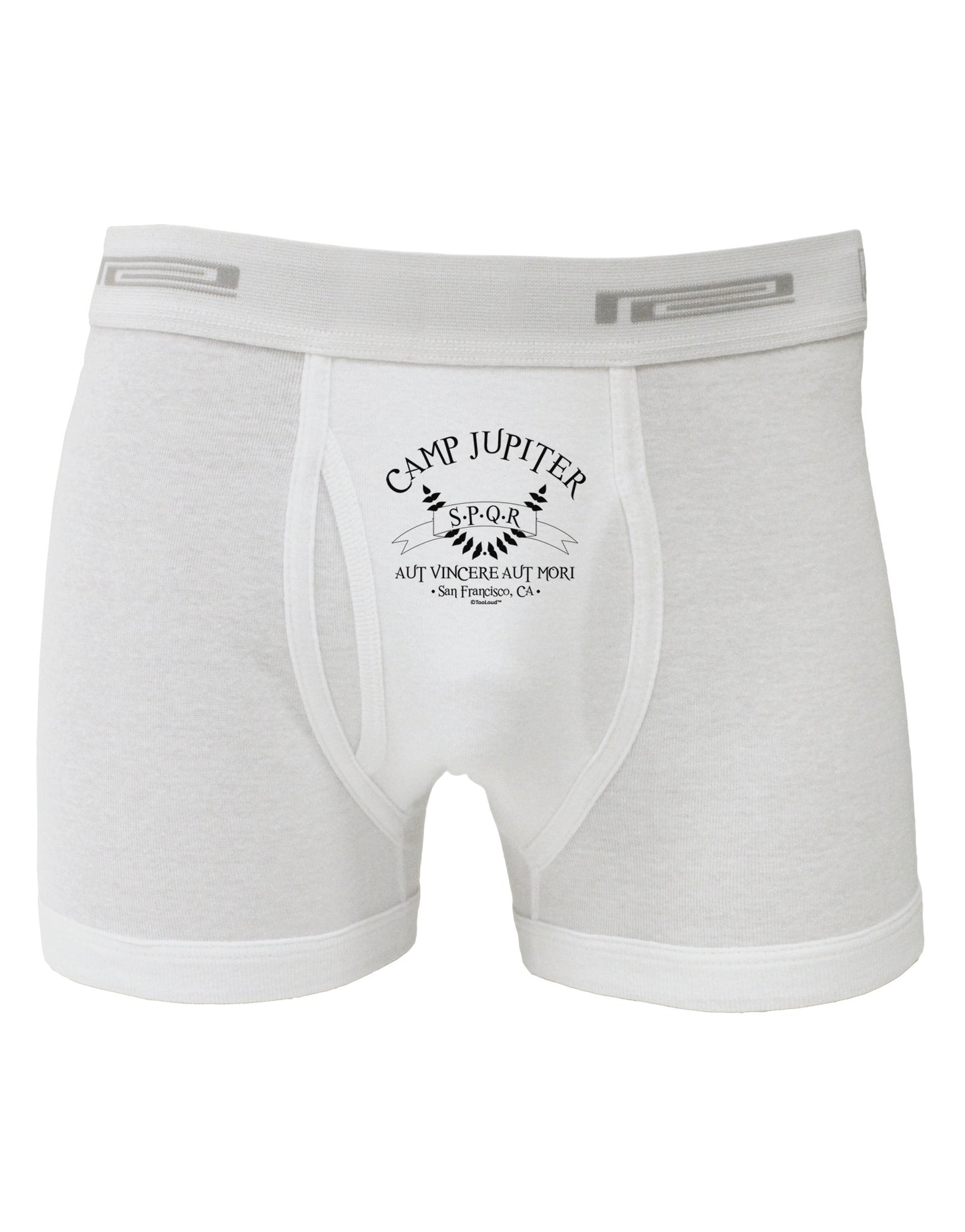 Camp Jupiter - SPQR Banner Boxer Briefs by TooLoud-Boxer Briefs-TooLoud-White-Small-Davson Sales