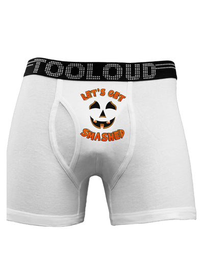 Let's Get Smashed Pumpkin Boxer Briefs by TooLoud-Boxer Briefs-TooLoud-White-Small-Davson Sales