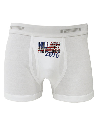 Hillary for President Flag Boxer Briefs-Boxer Briefs-TooLoud-White-Small-Davson Sales