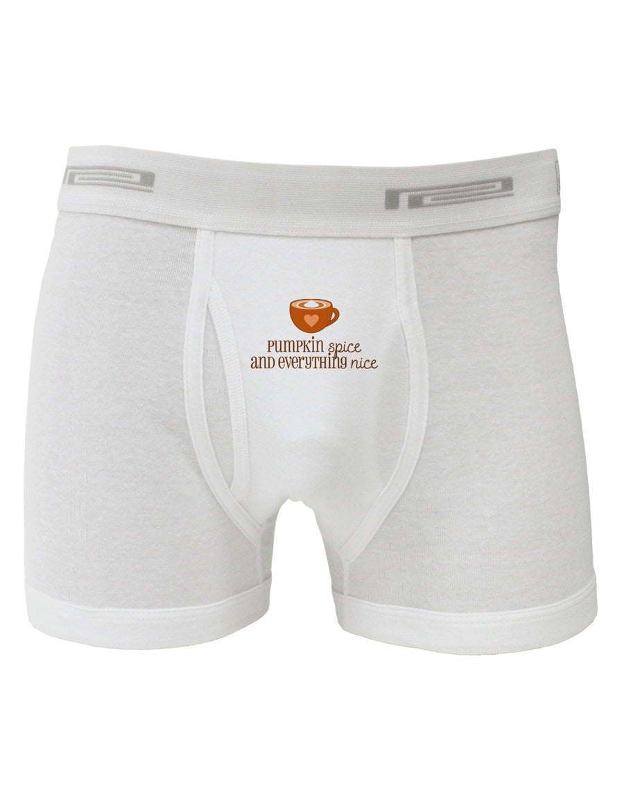 Pumpkin Spice and Everything Nice Boxer Briefs-Boxer Briefs-TooLoud-White-Small-Davson Sales