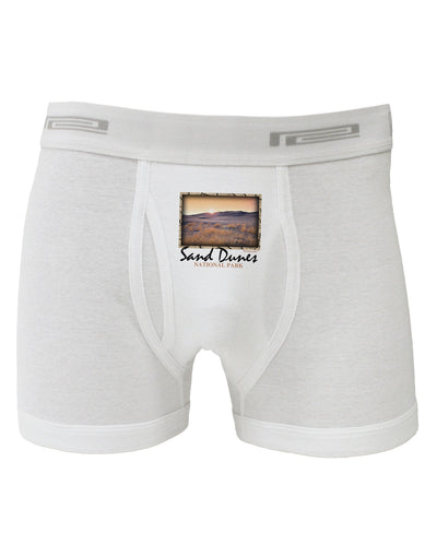 Colorado Sand Dunes Text Boxer Briefs-Boxer Briefs-TooLoud-White-Small-Davson Sales