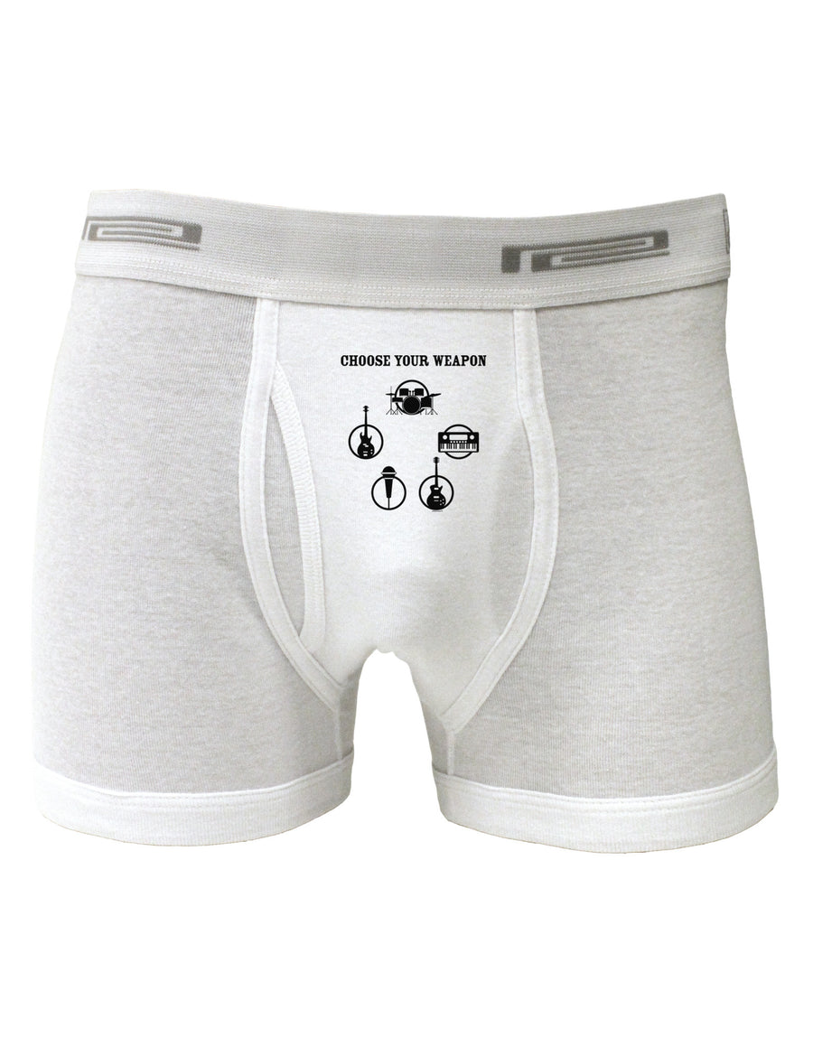 Choose Your Weapon Boxer Briefs-Boxer Briefs-TooLoud-White-Small-Davson Sales