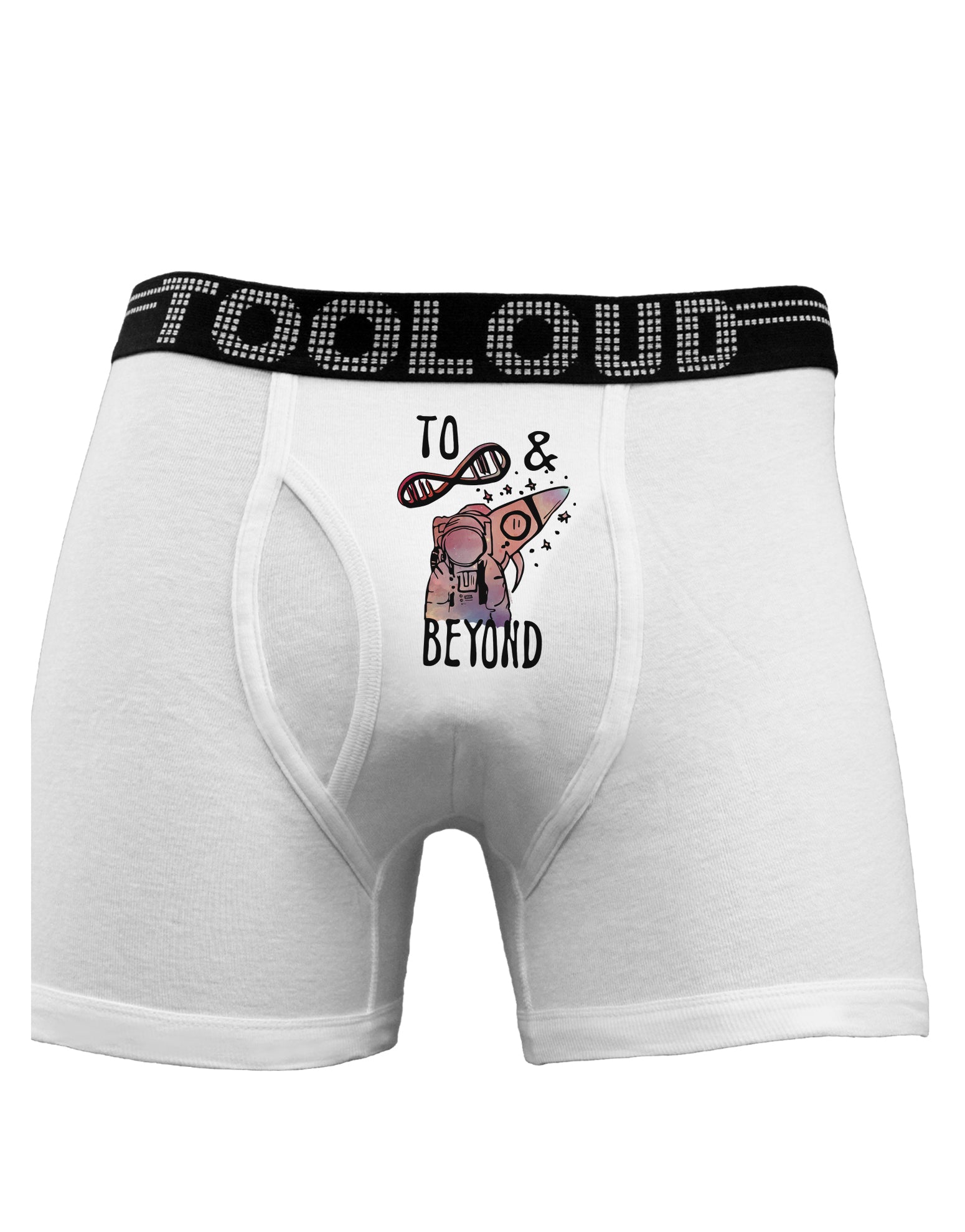 TooLoud To infinity and beyond Boxer Briefs-Boxer Briefs-TooLoud-White-Small-Davson Sales