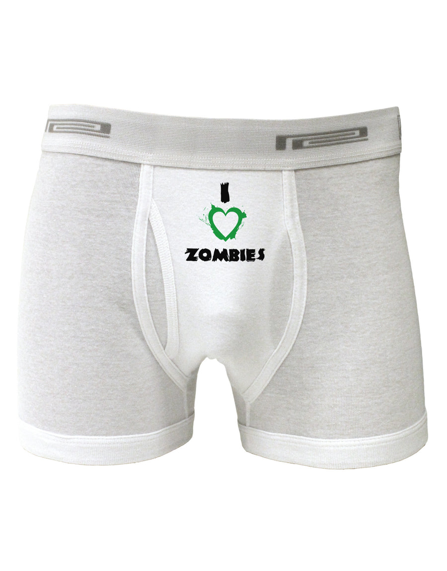 I Heart Zombies - Bloody Heart Green Boxer Briefs-Boxer Briefs-TooLoud-White-Small-Davson Sales