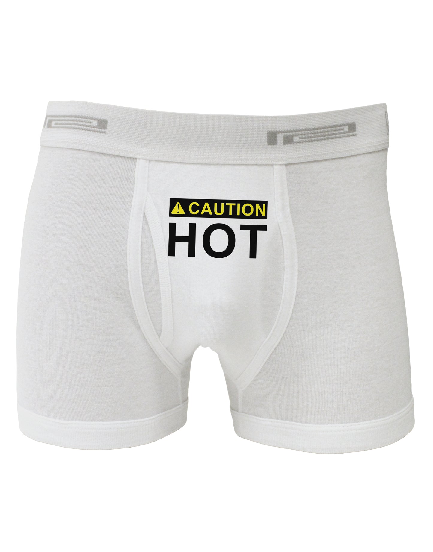 Caution Hot Warning Sign Boxer Briefs-Boxer Briefs-TooLoud-White-Small-Davson Sales