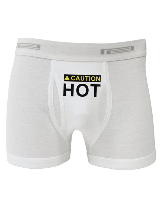 Caution Hot Warning Sign Boxer Briefs-Boxer Briefs-TooLoud-White-Small-Davson Sales