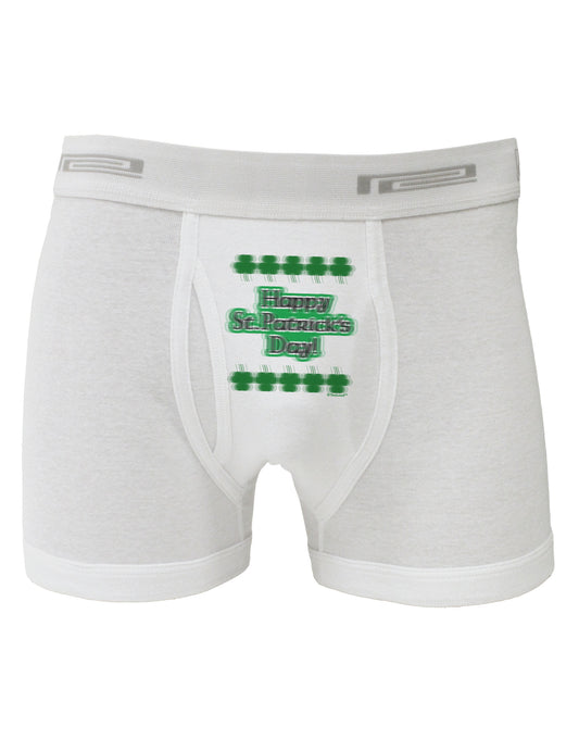 Seeing Double St. Patrick's Day Boxer Briefs-Boxer Briefs-TooLoud-White-Small-Davson Sales