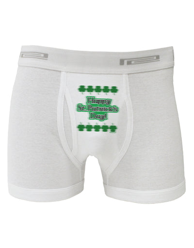 Seeing Double St. Patrick's Day Boxer Briefs-Boxer Briefs-TooLoud-White-Small-Davson Sales