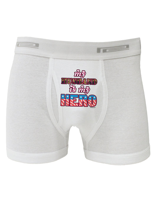My Husband is My Hero - Armed Forces Boxer Briefs by TooLoud-Boxer Briefs-TooLoud-White-Small-Davson Sales
