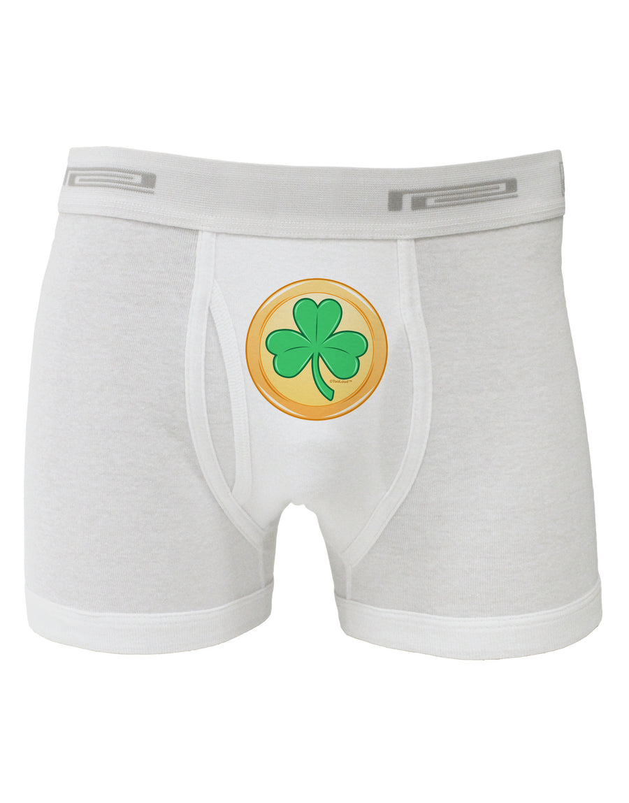 Shamrock Button Vector Design Boxer Briefs by TooLoud-Boxer Briefs-TooLoud-White-Small-Davson Sales