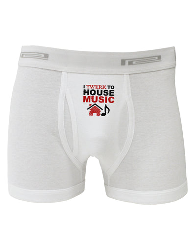 Twerk To House Boxer Briefs-Boxer Briefs-TooLoud-White-Small-Davson Sales