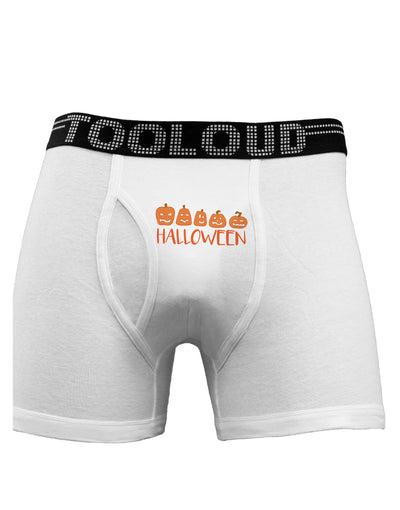 Halloween Pumpkins Boxer Briefs-Boxer Briefs-TooLoud-White-Small-Davson Sales