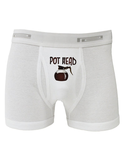 Pot Head - Coffee Boxer Briefs-Boxer Briefs-TooLoud-White-Small-Davson Sales