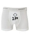 Player One Couples Design Boxer Briefs-Boxer Briefs-TooLoud-White-Small-Davson Sales