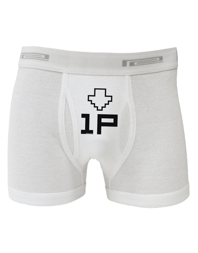 Player One Couples Design Boxer Briefs-Boxer Briefs-TooLoud-White-Small-Davson Sales