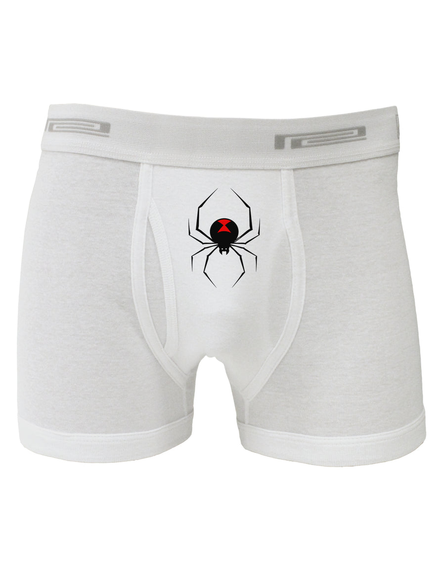 Black Widow Spider Design Boxer Briefs-Boxer Briefs-TooLoud-White-Small-Davson Sales