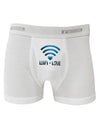 TooLoud Wifi Equals Love Boxer Briefs-Boxer Briefs-TooLoud-White-Small-Davson Sales