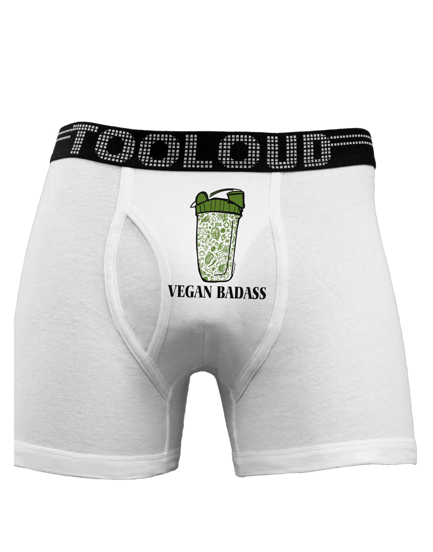 Vegan Badass Blender Bottle Boxer Briefs-Boxer Briefs-TooLoud-White-Small-Davson Sales