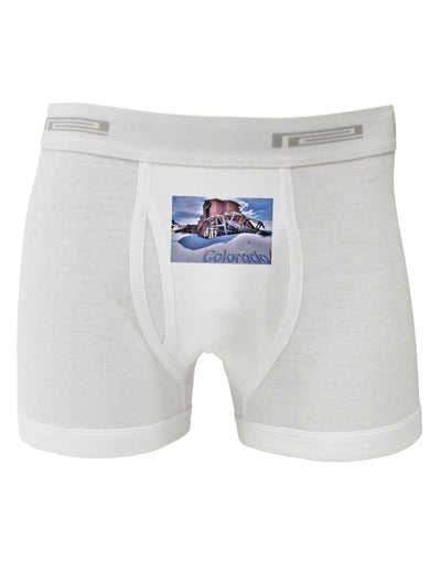 Victor Mines Colorado Text Boxer Briefs-Boxer Briefs-TooLoud-White-Small-Davson Sales