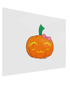 Kyu-T Face Pumpkin Gloss Poster Print Landscape - Choose Size by TooLoud-Poster Print-TooLoud-17x11"-Davson Sales