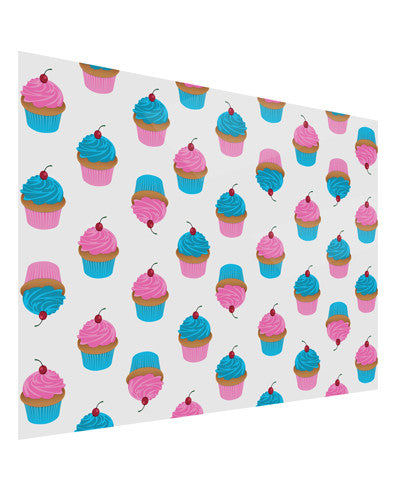 Cute Cupcakes AOP Gloss Poster Print Landscape - Choose Size-Poster Print-TooLoud-17x11"-Davson Sales