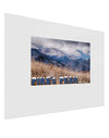 Pikes Peak CO Mountains Text Gloss Poster Print Landscape - Choose Size by TooLoud-Poster Print-TooLoud-17x11"-Davson Sales