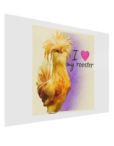 I Heart My Rooster Gloss Poster Print Landscape - Choose Size-Poster Print-TooLoud-17x11"-Davson Sales