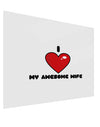 I Heart My Awesome Wife Gloss Poster Print Landscape - Choose Size by TooLoud-TooLoud-17x11"-Davson Sales