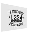 Personalized Vintage Birth Year Distressed Gloss Poster Print Landscape - Choose Size by TooLoud-TooLoud-17x11"-Davson Sales