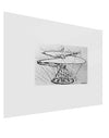 Helicopter Sketch Gloss Poster Print Landscape - Choose Size-Poster Print-TooLoud-17x11"-Davson Sales