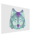 Geometric Wolf Head Gloss Poster Print Landscape - Choose Size by TooLoud-Poster Print-TooLoud-17x11"-Davson Sales