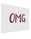 OMG Gloss Poster Print Landscape - Choose Size by TooLoud-Poster Print-TooLoud-17x11"-Davson Sales