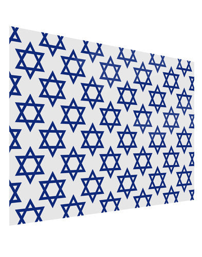 Stars of David Jewish Gloss Poster Print Landscape - Choose Size by TooLoud-Poster Print-TooLoud-17x11"-Davson Sales