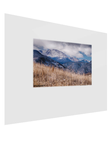 Pikes Peak CO Mountains Gloss Poster Print Landscape - Choose Size by TooLoud-Poster Print-TooLoud-17x11"-Davson Sales