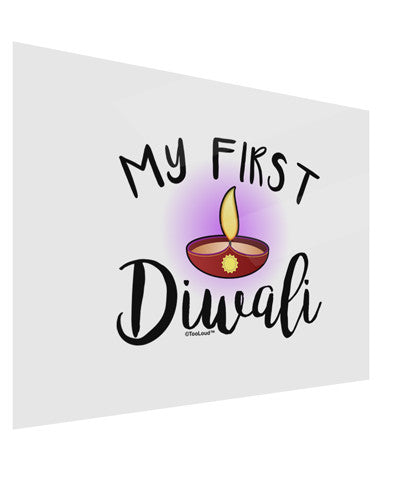 My First Diwali Gloss Poster Print Landscape - Choose Size by TooLoud-Poster Print-TooLoud-17x11"-Davson Sales