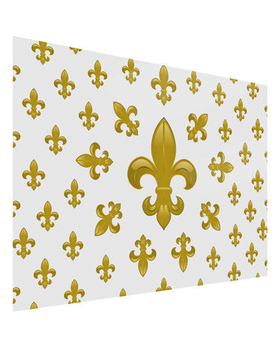 Gold Fleur De Lis AOP Gloss Poster Print Landscape - Choose Size by TooLoud-Poster Print-TooLoud-17x11"-Davson Sales