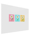 Pretty Daisies Watercolor Gloss Poster Print Landscape - Choose Size-Poster Print-TooLoud-17x11"-Davson Sales