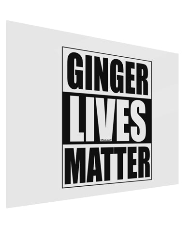 Ginger Lives Matter Gloss Poster Print Landscape - Choose Size by TooLoud-TooLoud-17x11"-Davson Sales